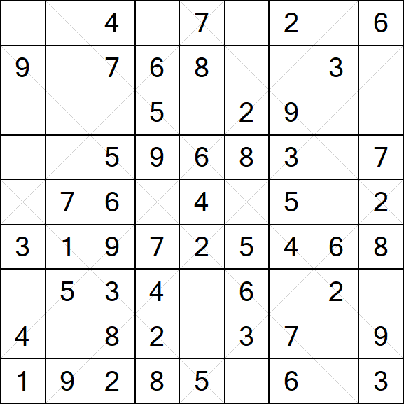 Argyle Sudoku - Einfach