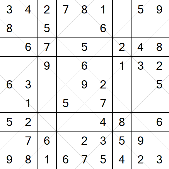 Argyle Sudoku - Einfach