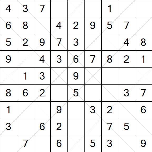 Argyle Sudoku - Easy