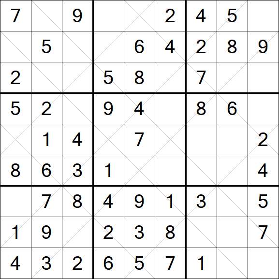 Argyle Sudoku - Simple