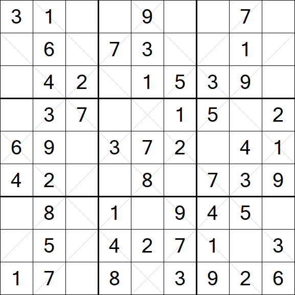 Argyle Sudoku - Easy