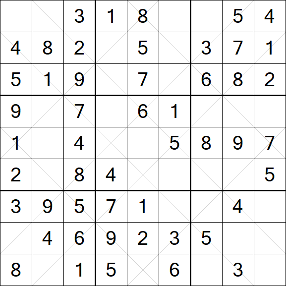 Argyle Sudoku - Easy