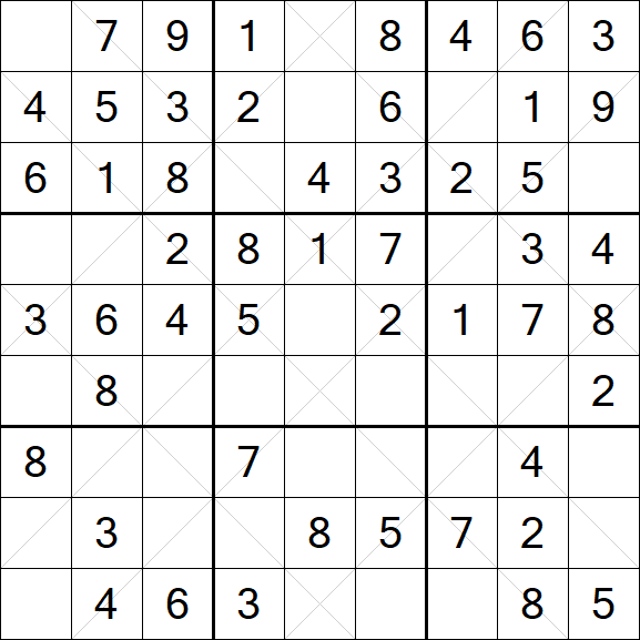 Argyle Sudoku - Simple