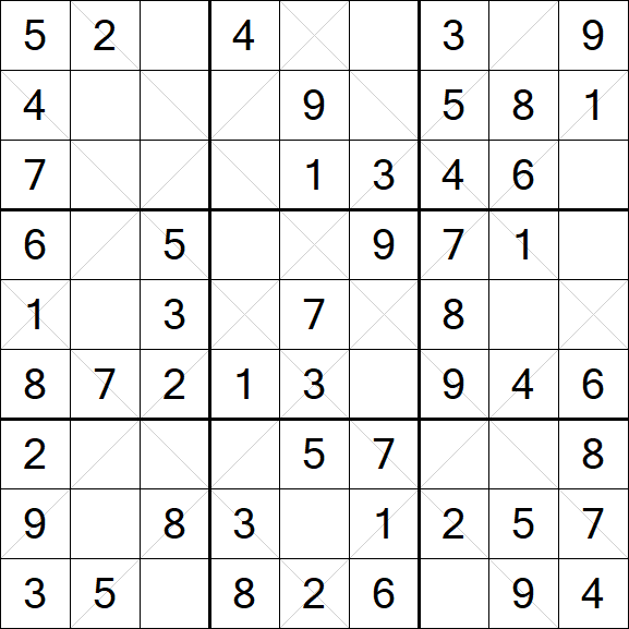 Argyle Sudoku - Easy