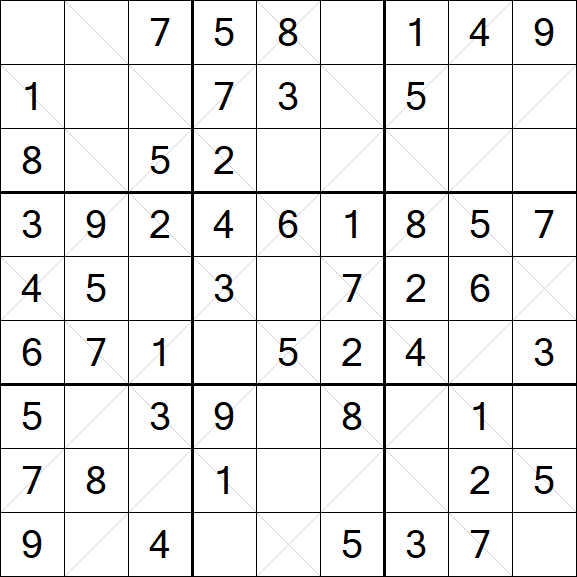 Argyle Sudoku - Easy