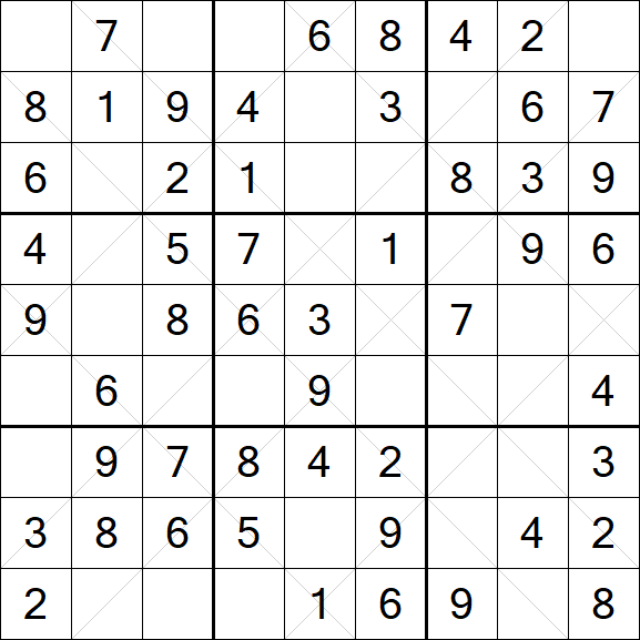 Argyle Sudoku - Easy
