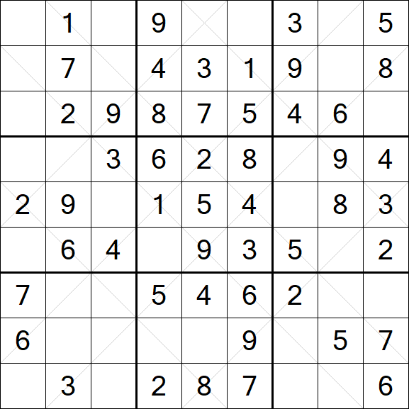 Argyle Sudoku - Easy