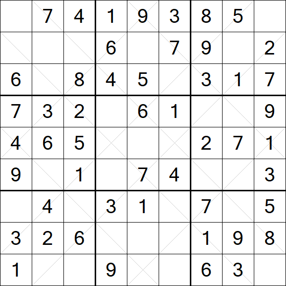 Argyle Sudoku - Einfach