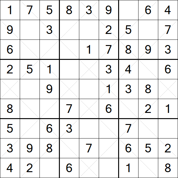 Argyle Sudoku - Einfach