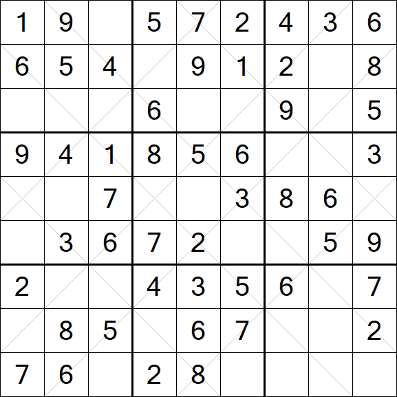 Argyle Sudoku - Einfach