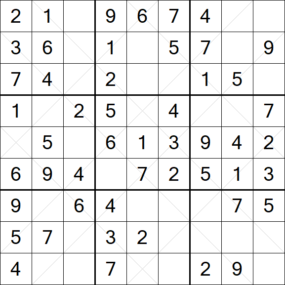 Argyle Sudoku - Einfach