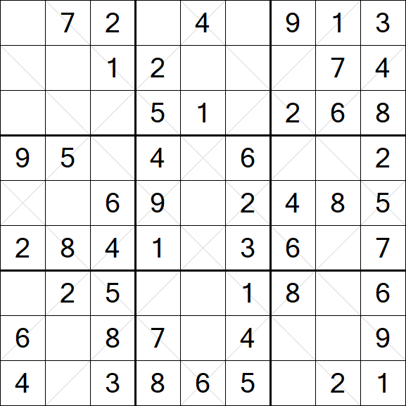 Argyle Sudoku - Easy