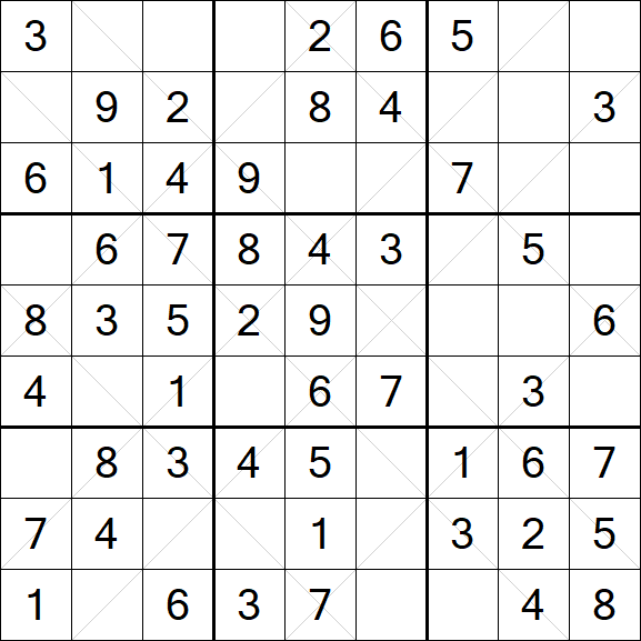 Argyle Sudoku - Easy