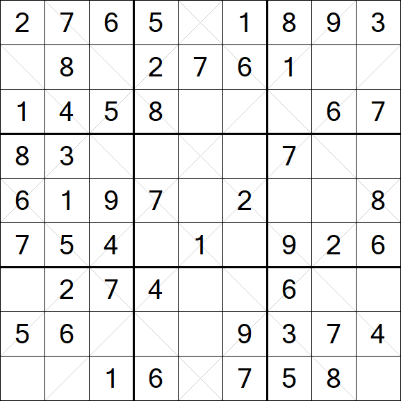 Argyle Sudoku - Einfach