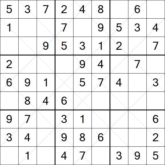 Argyle Sudoku - Einfach