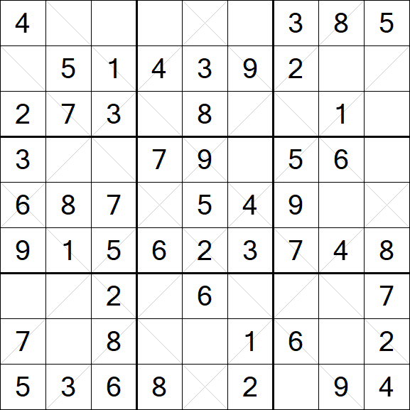 Argyle Sudoku - Einfach