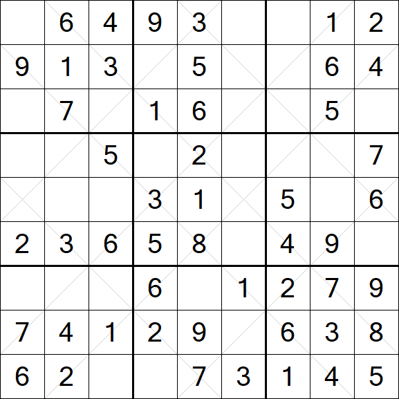 Argyle Sudoku - Einfach