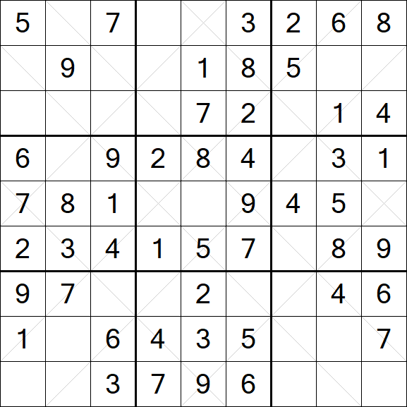 Argyle Sudoku - Einfach