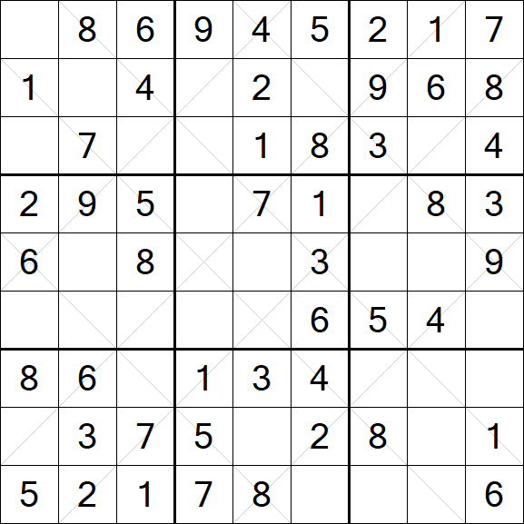 Argyle Sudoku - Einfach