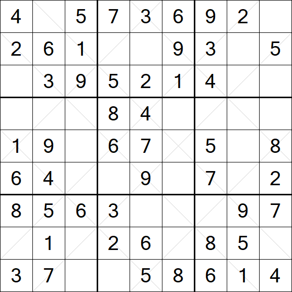 Argyle Sudoku - Einfach