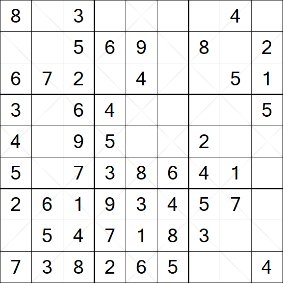Argyle Sudoku - Einfach