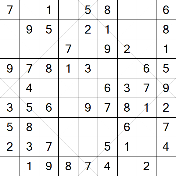 Argyle Sudoku - Einfach