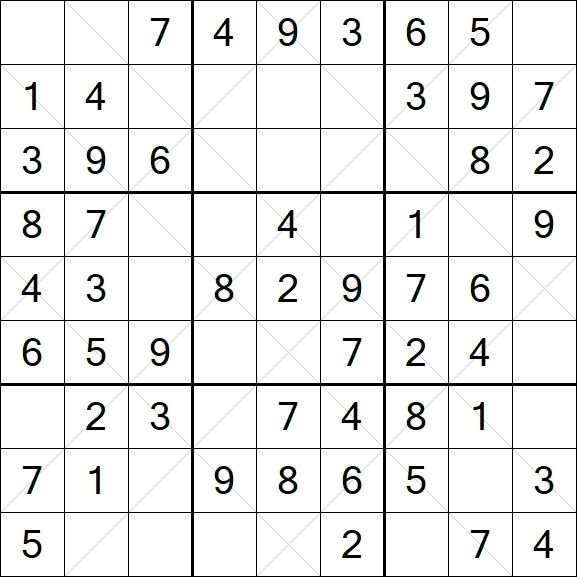 Argyle Sudoku - Einfach