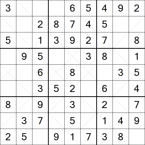 Argyle Sudoku - Einfach