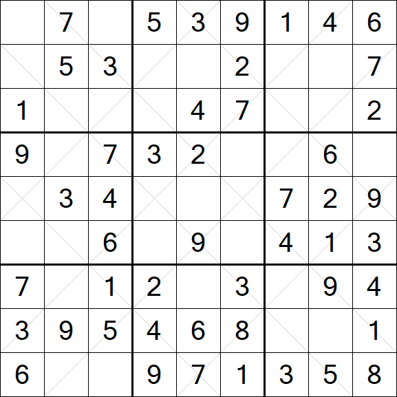 Argyle Sudoku - Easy