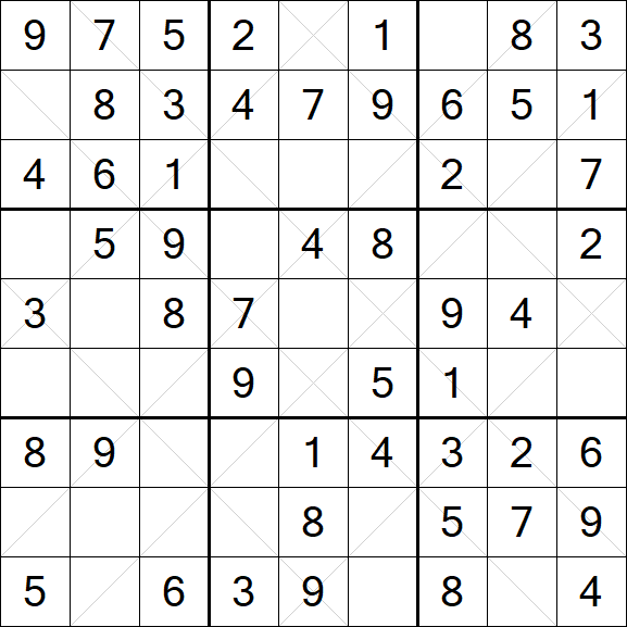 Argyle Sudoku - Einfach