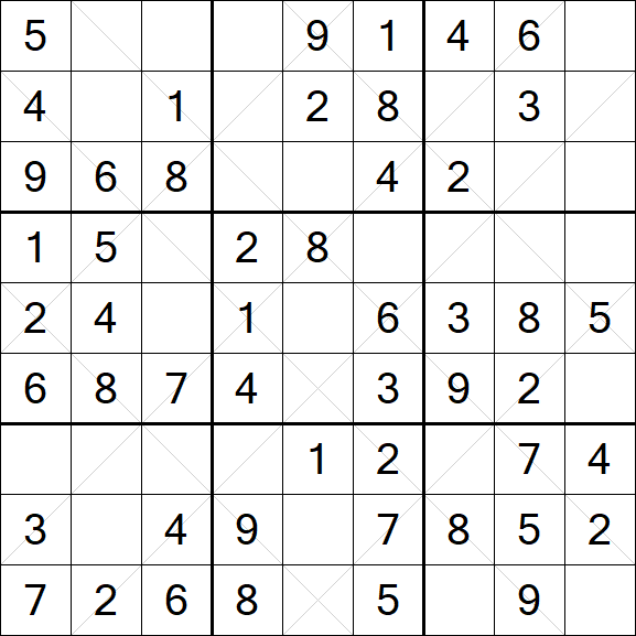 Argyle Sudoku - Einfach