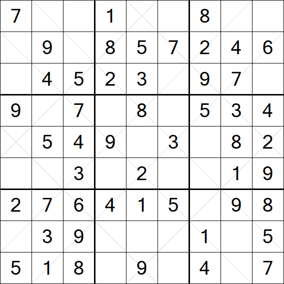 Argyle Sudoku - Einfach