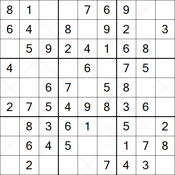 Argyle Sudoku - Einfach