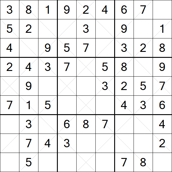 Argyle Sudoku - Einfach