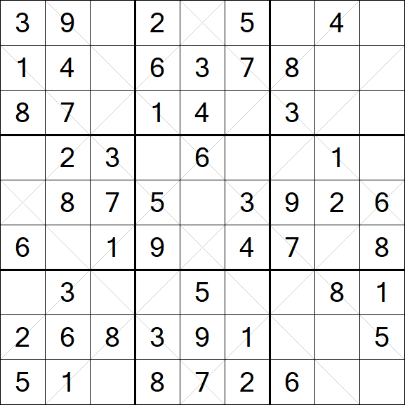 Argyle Sudoku - Einfach
