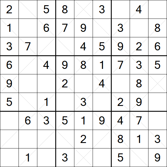Argyle Sudoku - Easy