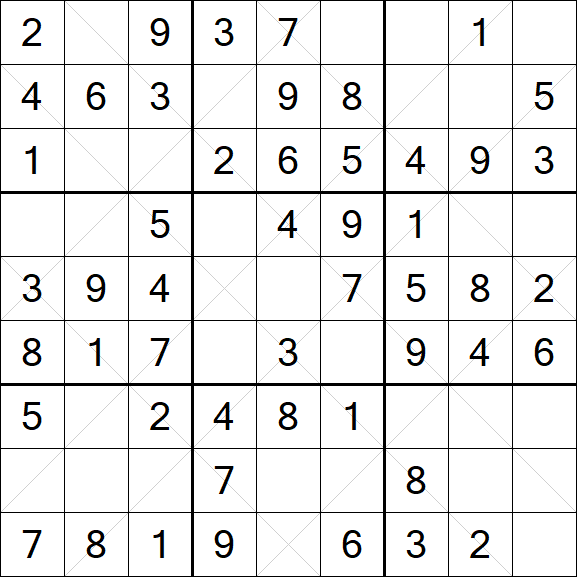 Argyle Sudoku - Einfach