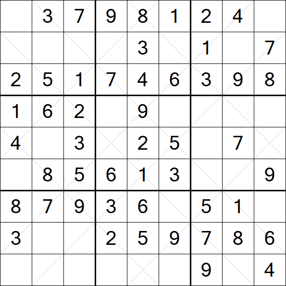 Argyle Sudoku - Einfach