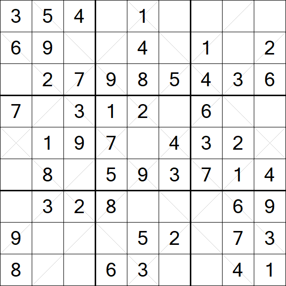 Argyle Sudoku - Einfach