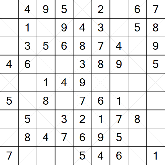 Argyle Sudoku - Einfach