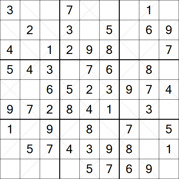 Argyle Sudoku - Einfach