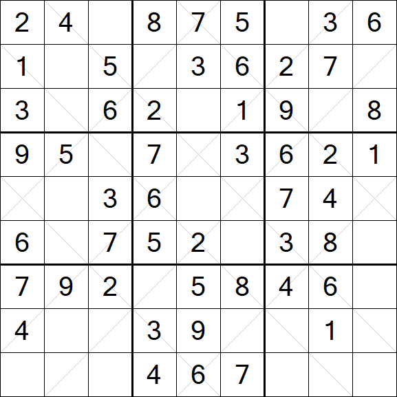 Argyle Sudoku - Einfach