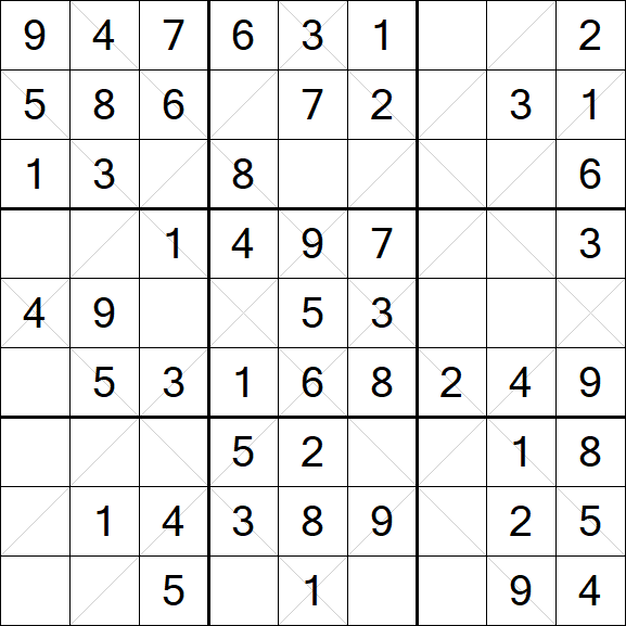 Argyle Sudoku - Einfach