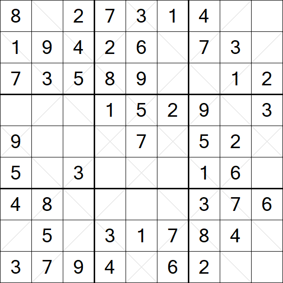 Argyle Sudoku - Einfach