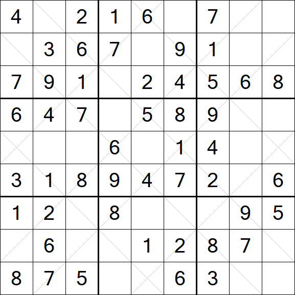 Argyle Sudoku - Einfach