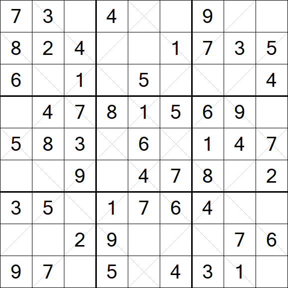 Argyle Sudoku - Einfach