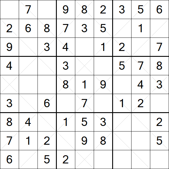 Argyle Sudoku - Einfach
