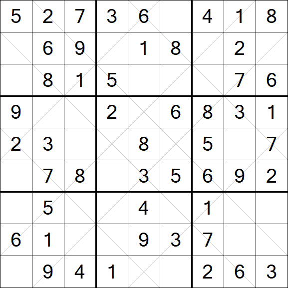 Argyle Sudoku - Easy
