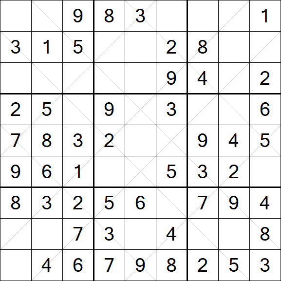 Argyle Sudoku - Easy
