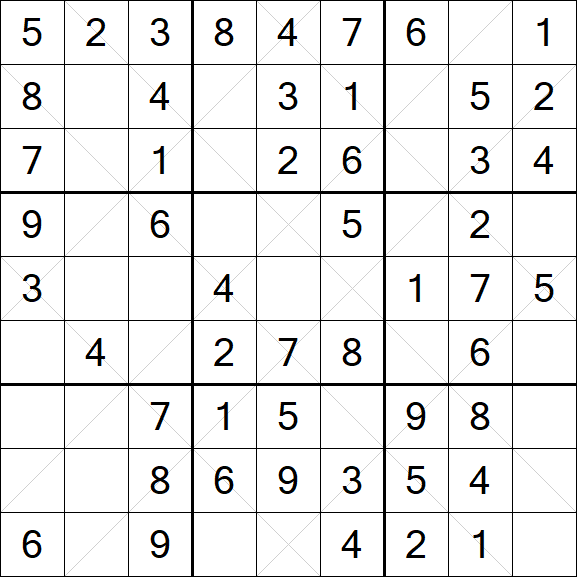 Argyle Sudoku - Easy